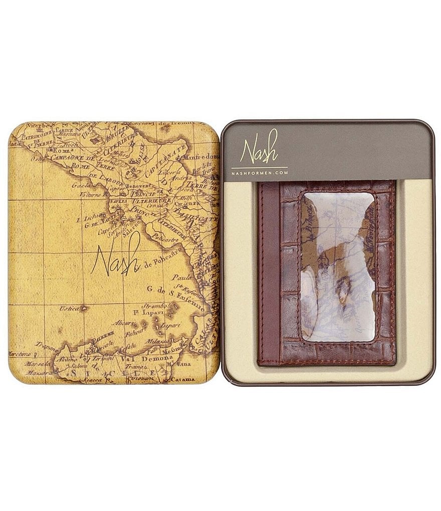 Nash Modena Slim Leather Card Case with ID