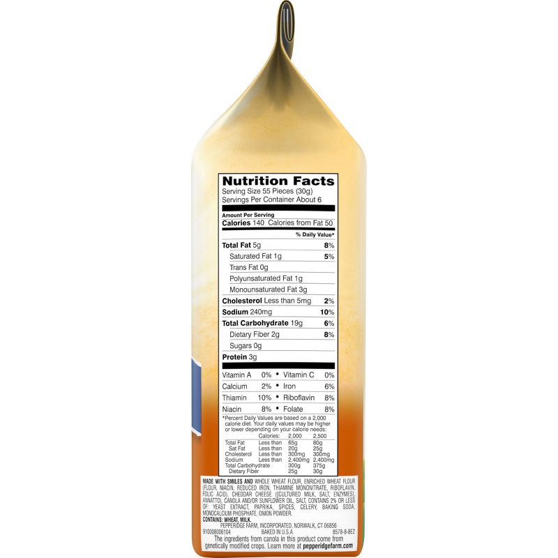 Pepperidge Farm Goldfish Whole Grain Cheddar Crackers - 6.6oz