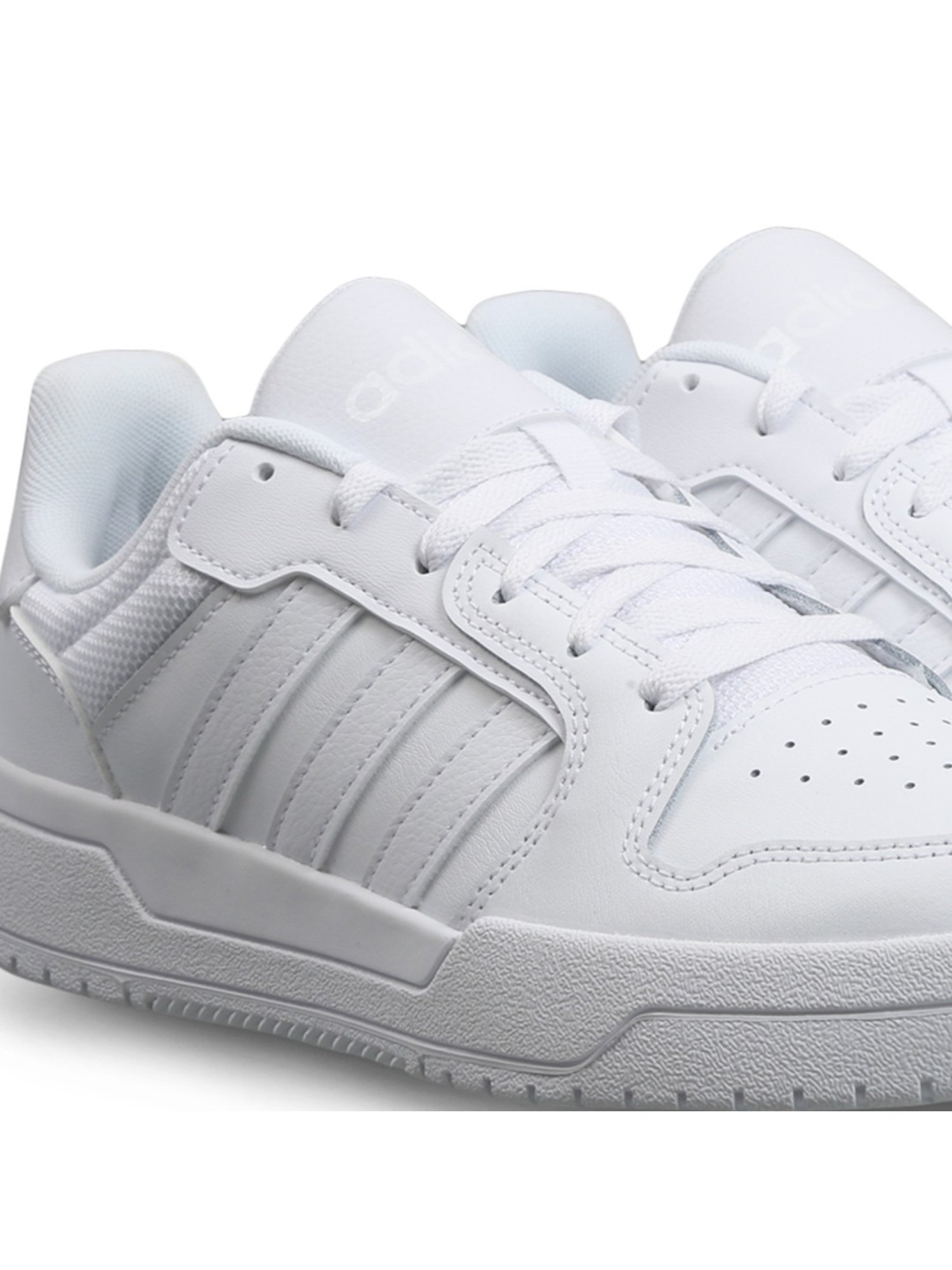 Adidas Men's Entrap White Basketball Shoes