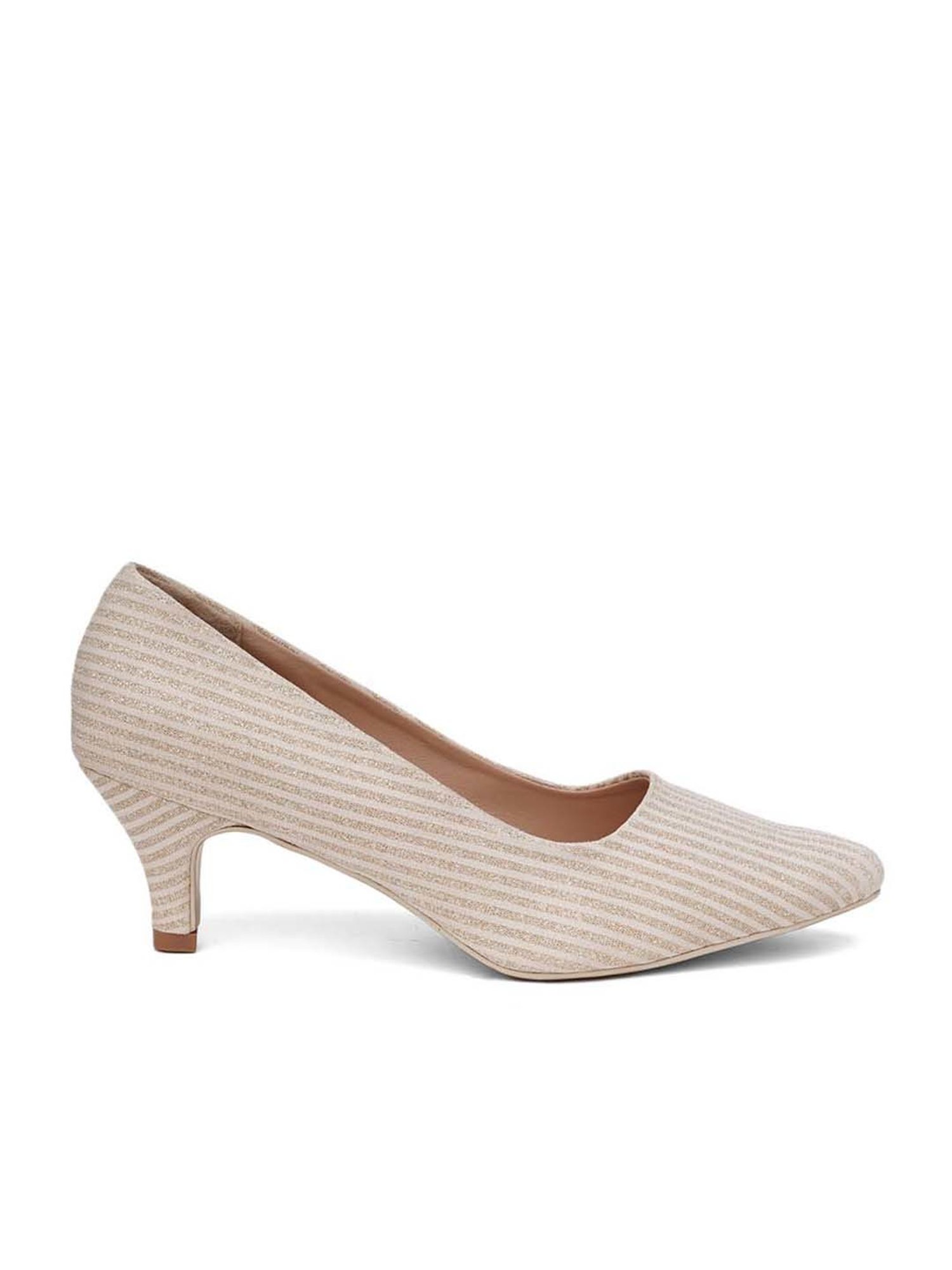 Sherrif Women's Cream Stiletto Pumps
