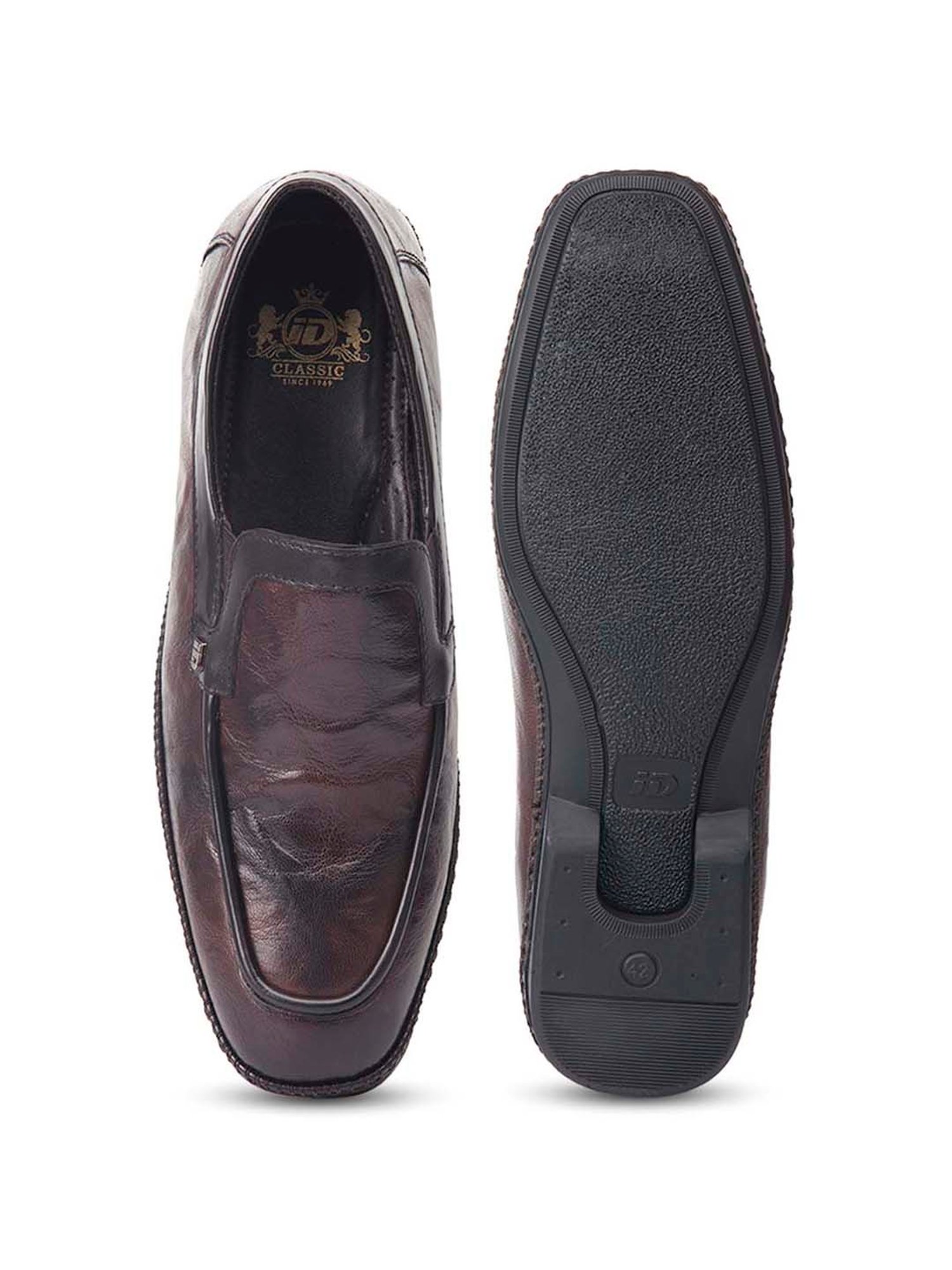 ID Men's Brown Casual Loafers