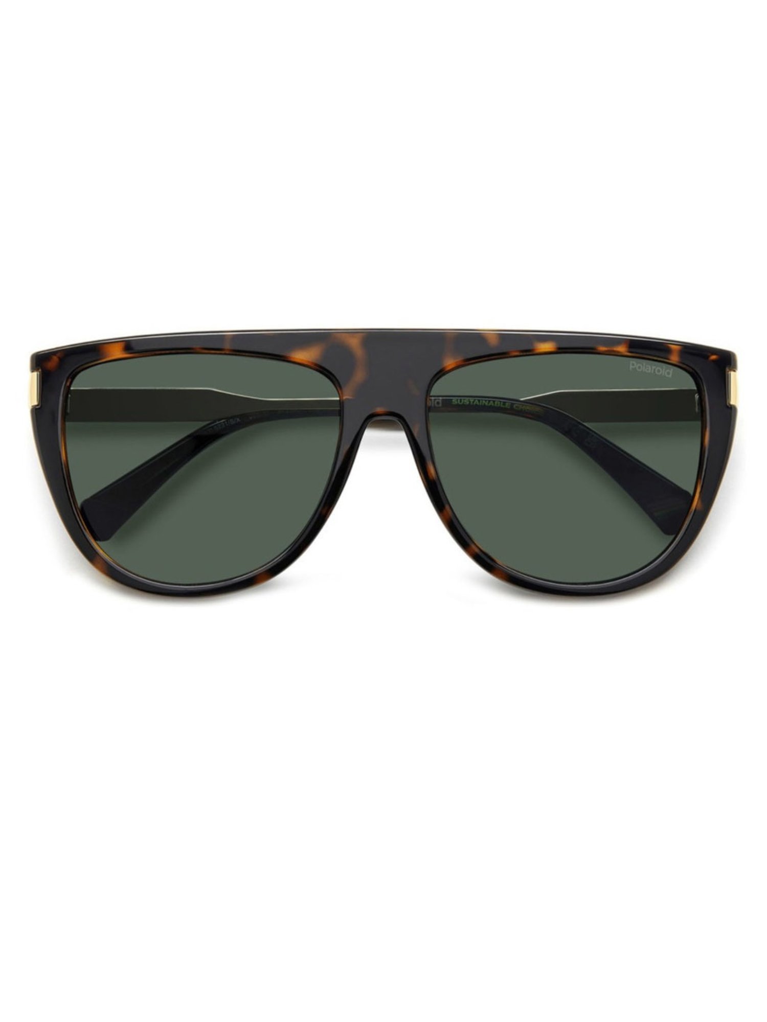 Polaroid Green Round UV Protection Sunglasses for Women