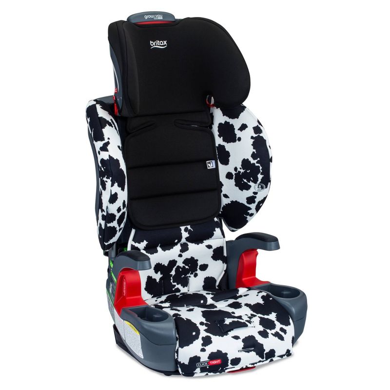 Britax Grow with You ClickTight Booster Car Seat - Cowmooflage SafeWash