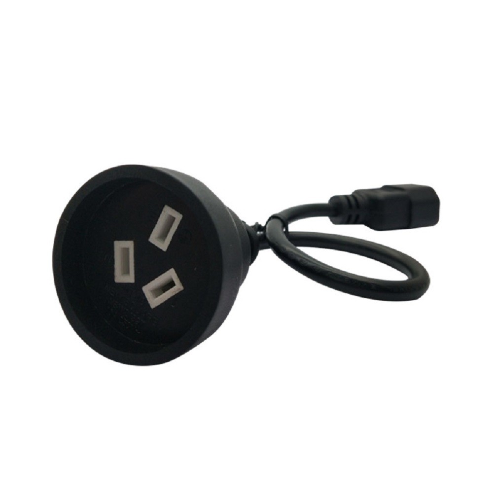 IEC 320 C14 Male Plug to SAA Australia AU 3Pin Female Power Extension Cable,Power Adapter Cord for PDU PSU USP