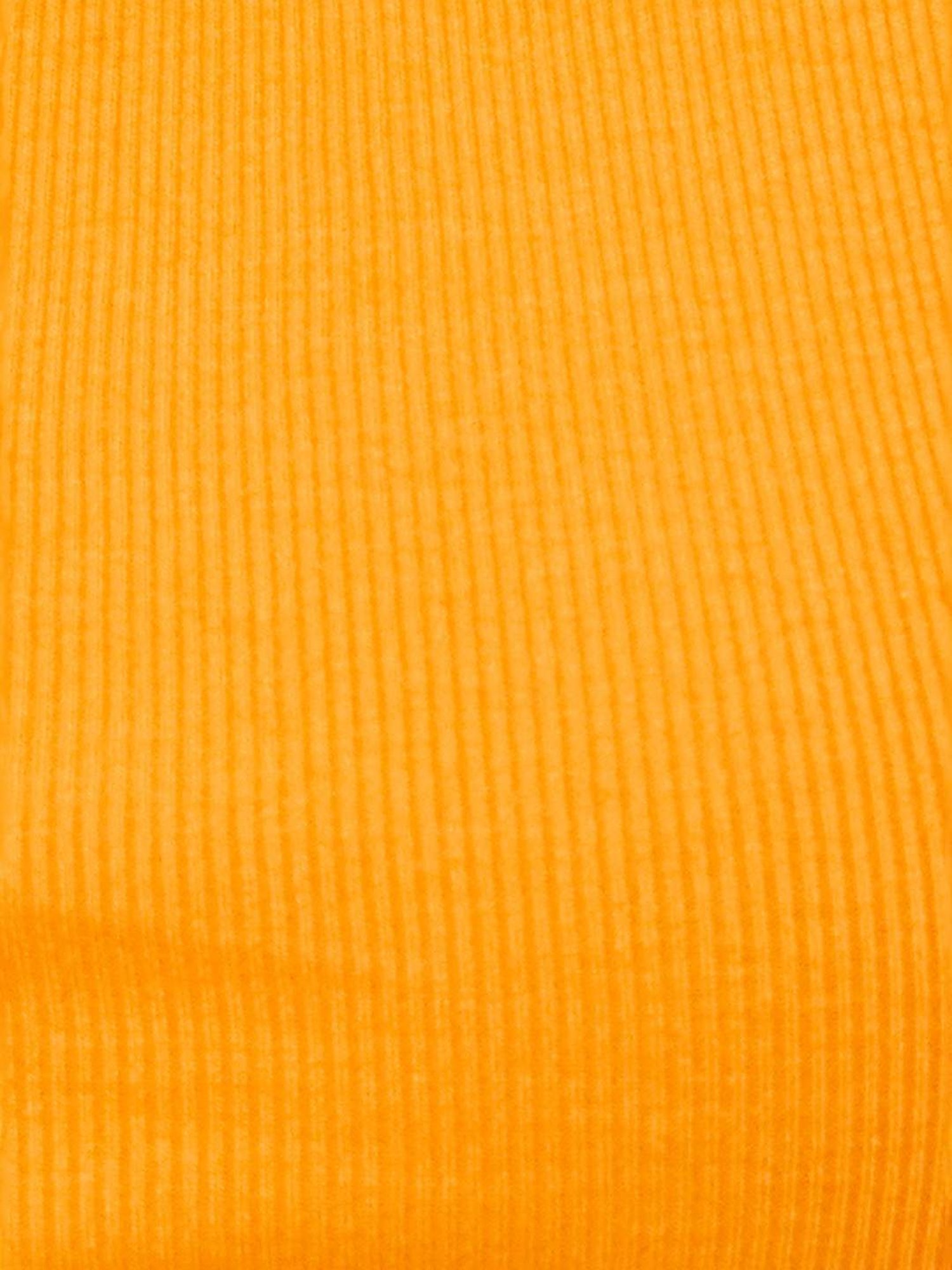 Ginger by Lifestyle Orange Cotton Striped Top