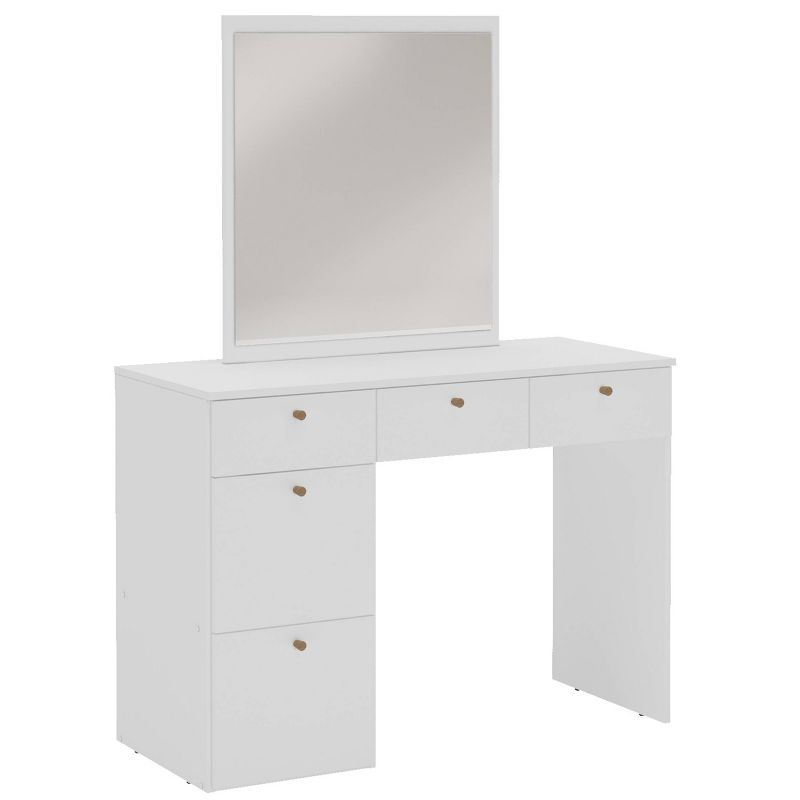 Dallas Vanity with Mirror White - Chique