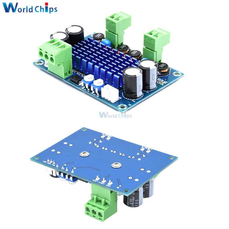 XH-M572 TPA3116D2 2 X 120W Chassis Dedicated Plug-in 5V 24V 28V Output High Power Digital HIFI Amplifier Board Module 120W*2