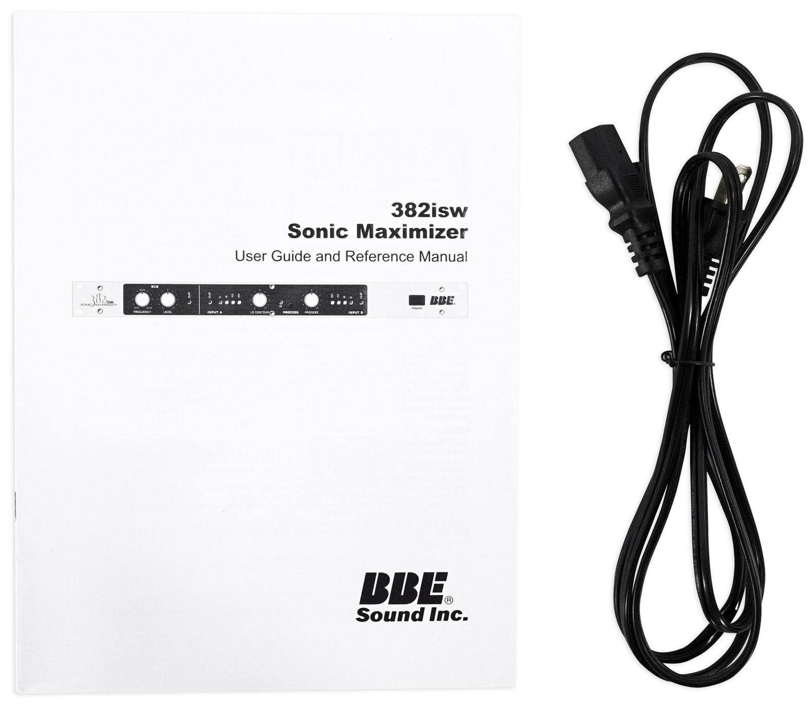 BBE 382ISW Sonic Maximizer Signal Processor w/ Sub Control and Crossover 382I-SW