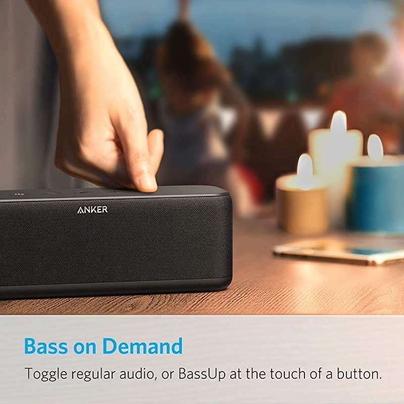 Portable Speakers  Soundcore Boost 20W Bluetooth Speaker with BassUp Technology 12H Playtime IPX5 WaterResistant Wireless Speaker with Superior Sound amp Bass for iPhone Samsung and More