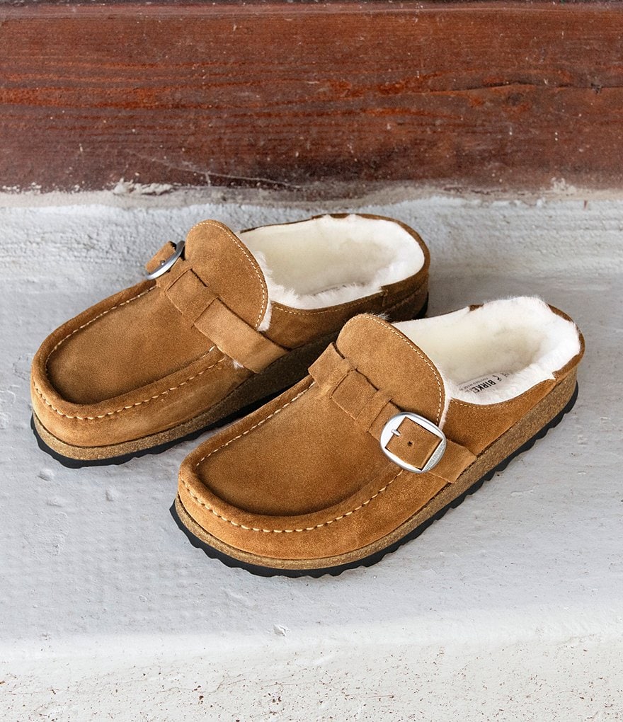Birkenstock Women's Buckley Shearling Clogs