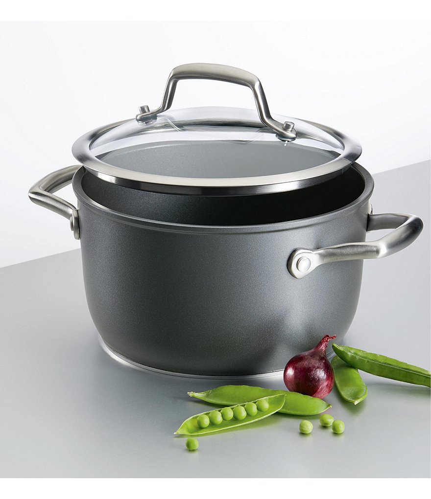 Anolon Accolade Hard-Anodized Precision Forge 3.5-Quart Saucepot