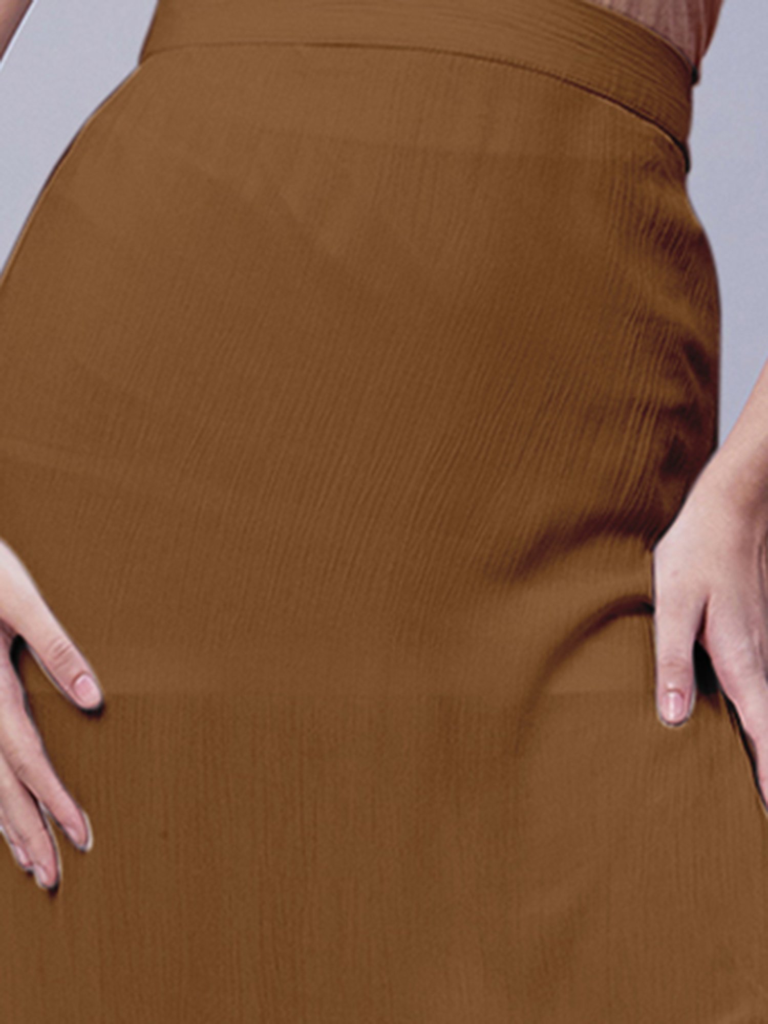 Moomaya Brown Maxi Skirt