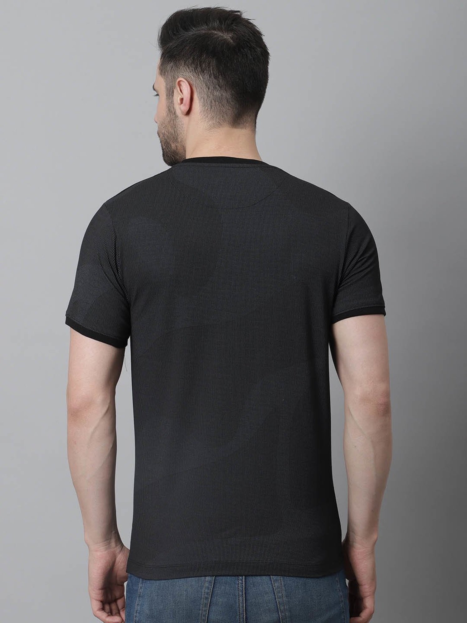 Venitian- Forbidden Clothing Black Slim Fit Printed T-Shirt