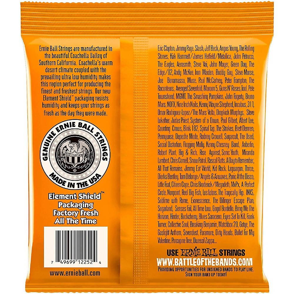 Ernie Ball Electric Guitar Strings - Hybrid Slinky Pure Nickel Wrap 9-46  2 Pack