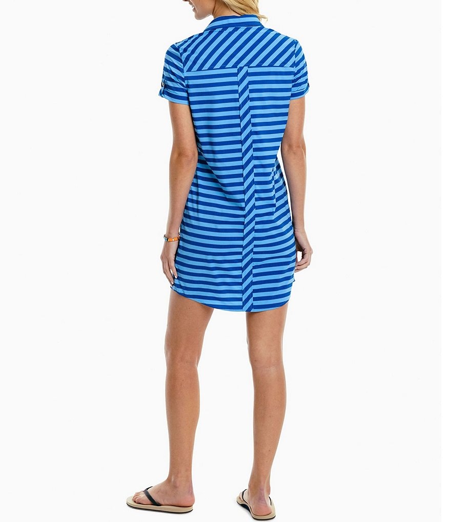 Eliza J Mock Halter High Neck Tiered Midi Dress