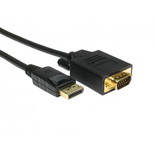 Unirise DP Male to SVGA (HD15) Male Cable