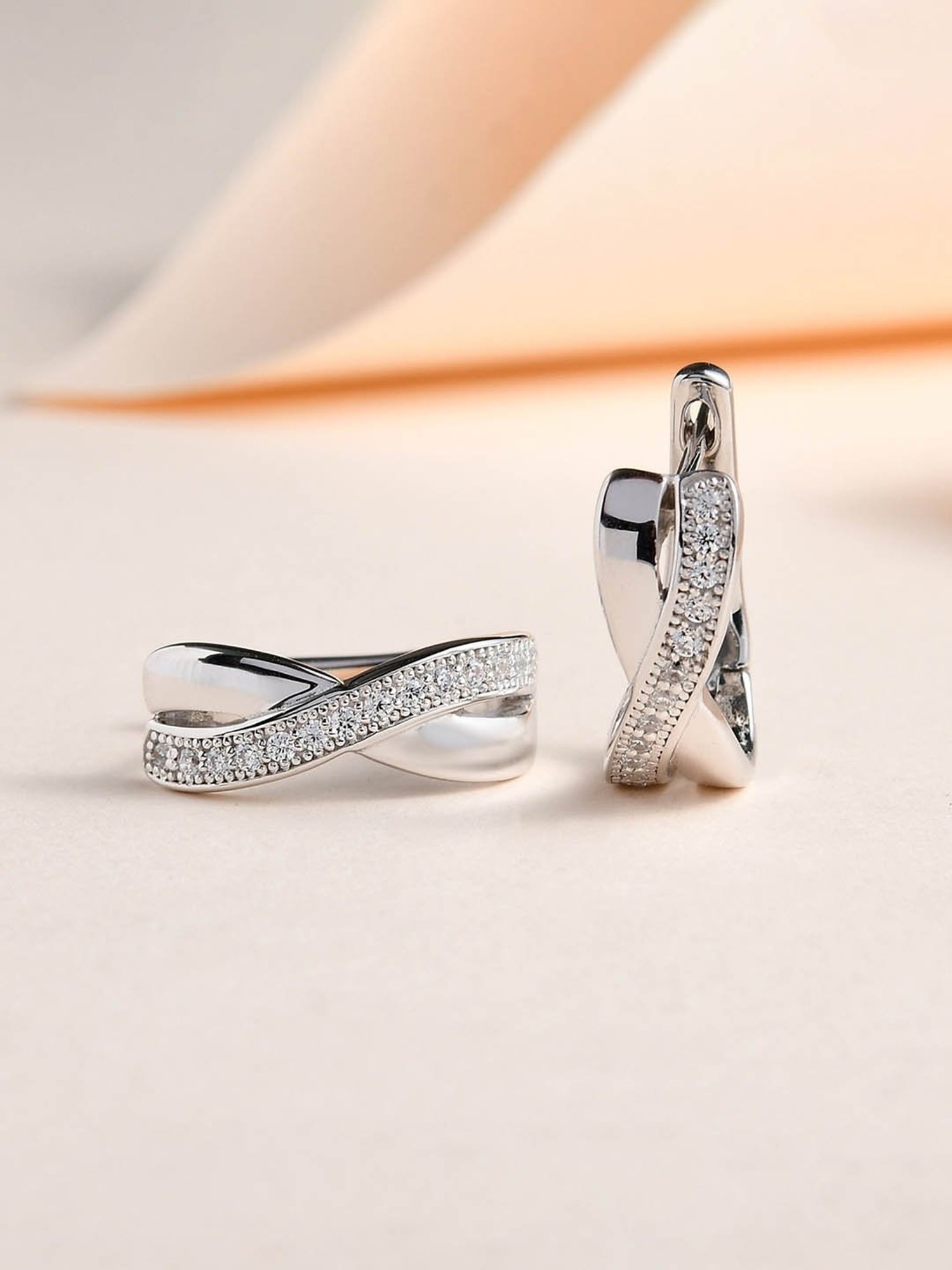 Ornate Jewels 92.5 Sterling Silver Earrings for Women