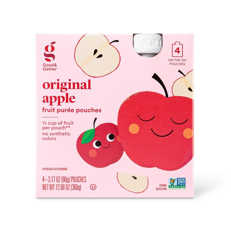 Applesauce Squeezer - 4ct - Good & Gather™