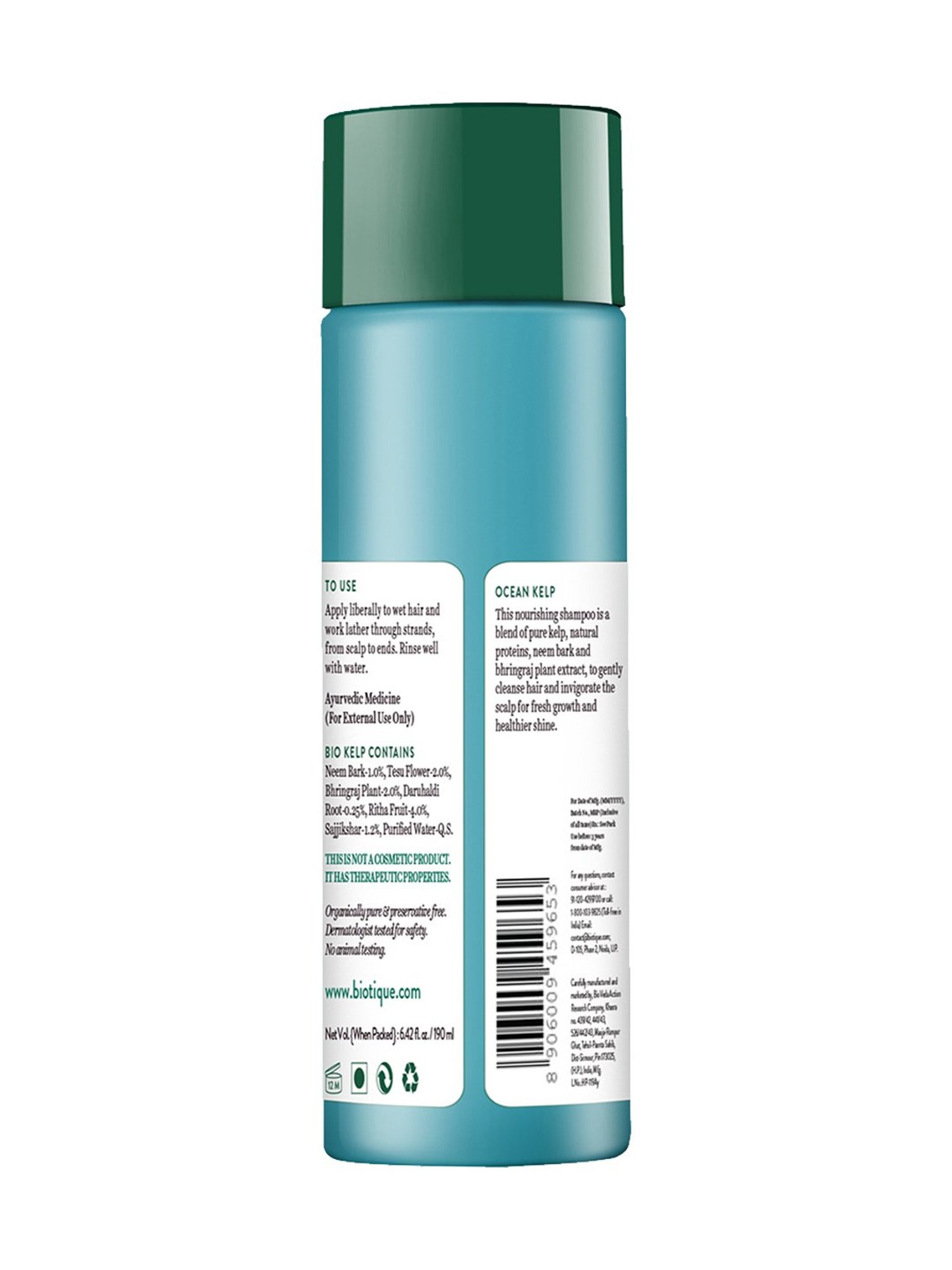 Biotique Ocean Kelp Anti Hair Fall Shampoo - 190 ml