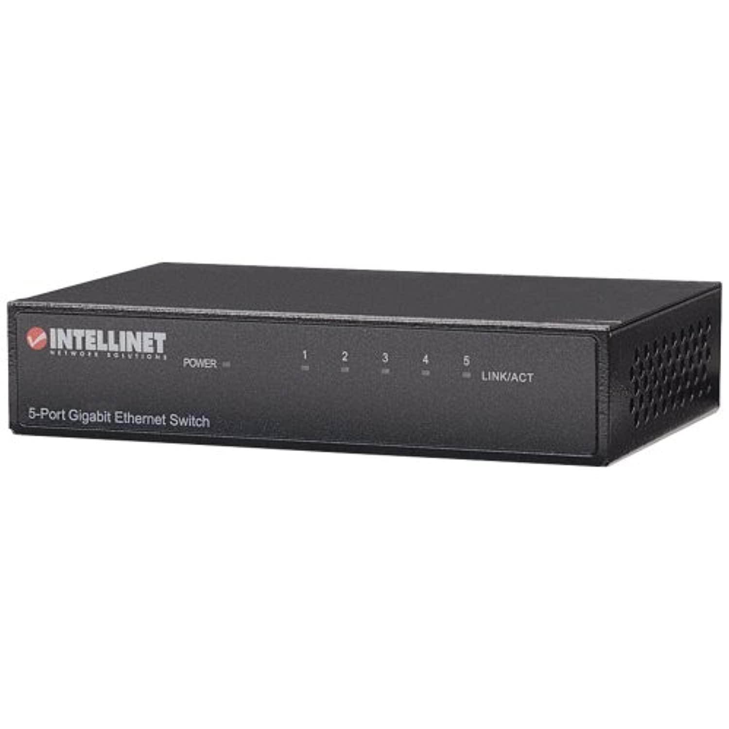 intellinet 530378 5-port gigabit desktop ethernet switch