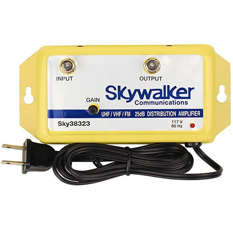 Signature Series SKY38323 25dB Amplifier VHF/UHF/FM w/variable gain (SKY38323)