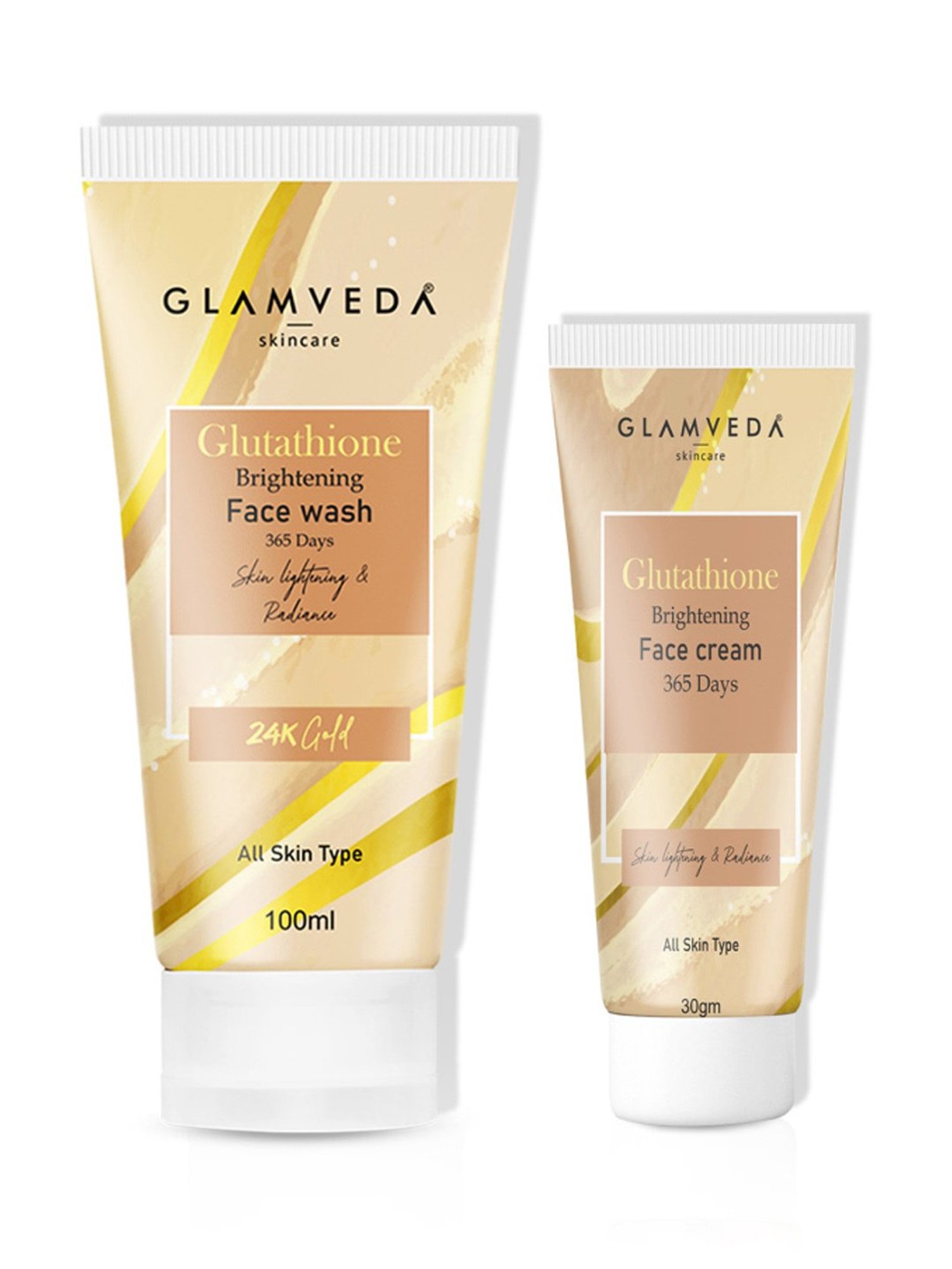 Glamveda Brightening & Dark Spots Removal 2 Steps Skincare Routine Combo