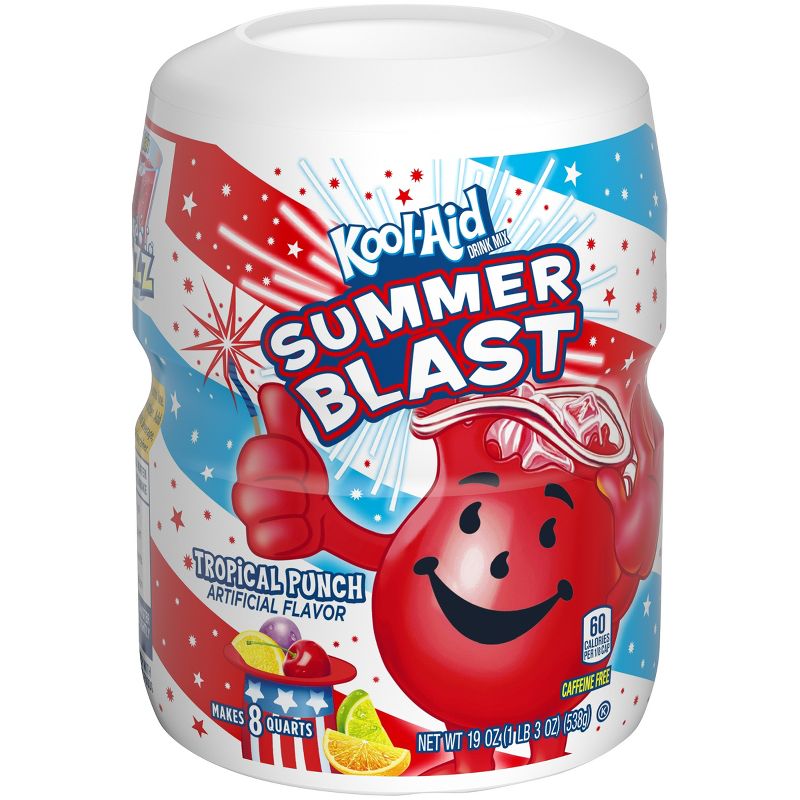 Kool-Aid Tropical Punch Soft Drink Mix - 19oz Canister