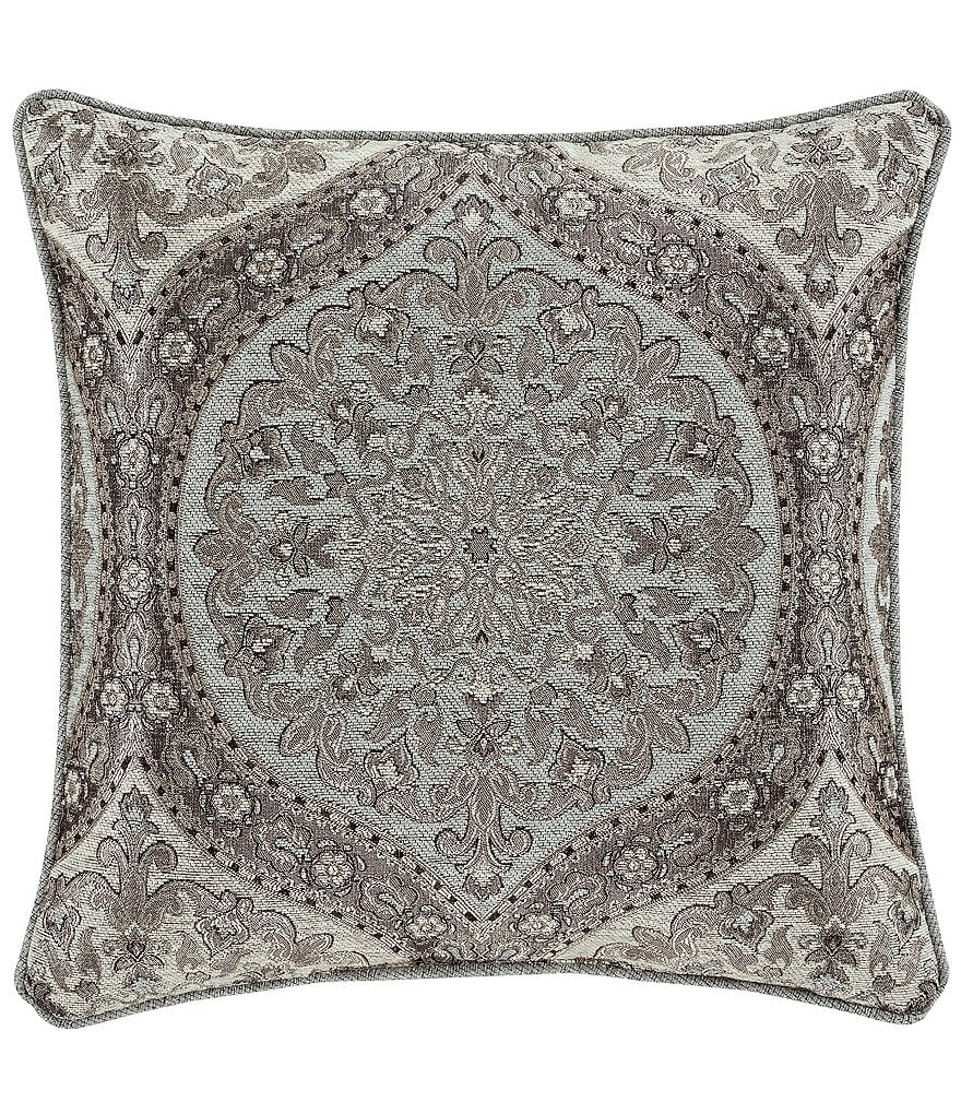 J. Queen New York Tiana Jacquard Medallion Square Pillow