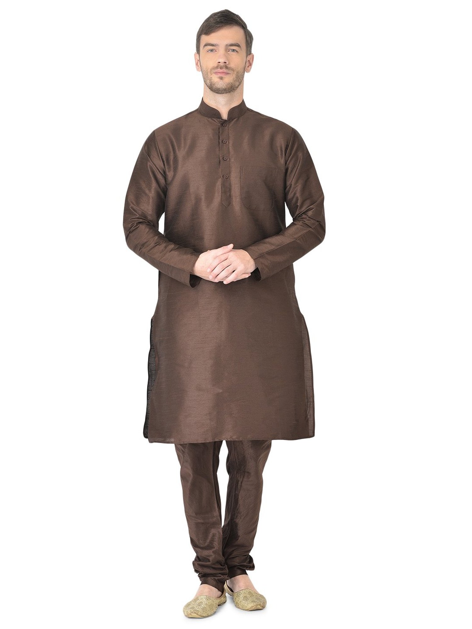 SG RAJASAHAB Multi Regular Fit Self Pattern Kurta Set