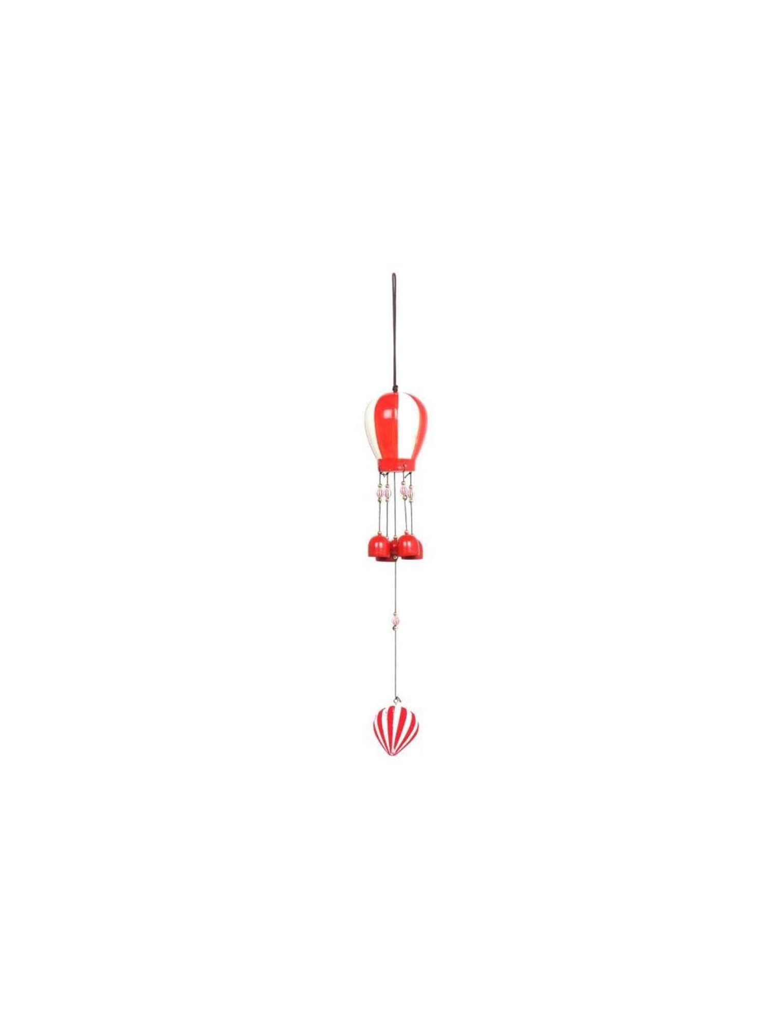 @home Orange Alloy Parachute Windchime