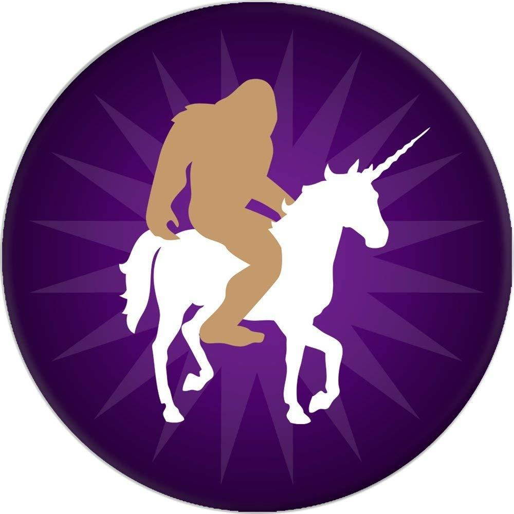 Bigfoot Unicorn Purple Ombre PopSockets Stand for Smartphones and Tablets