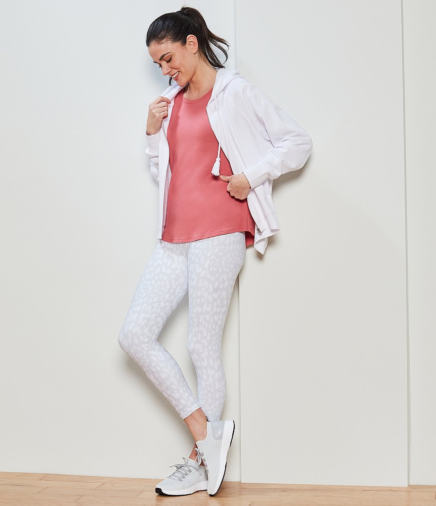 Kinesis High Rise Leopard Print 7/8 Leggings