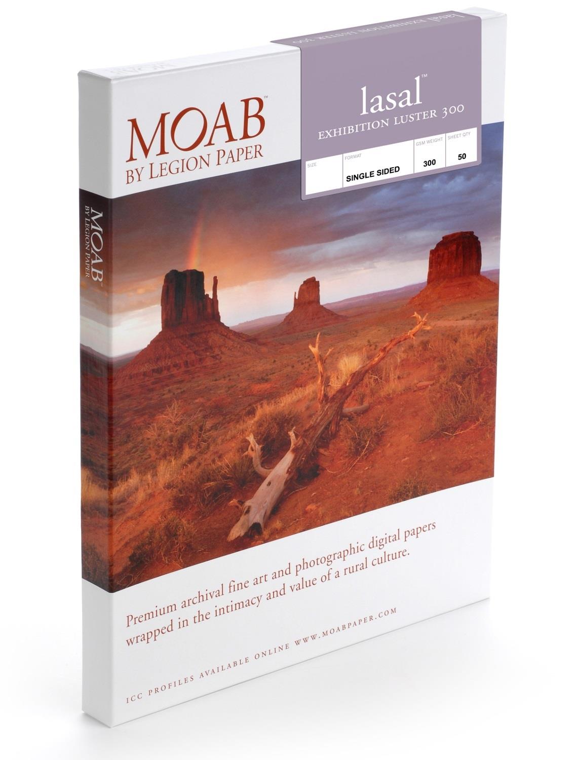 Moab Lasal Exhibition Luster 300,IJ Paper,5x7 50 Sheets #F01-LEL3005750