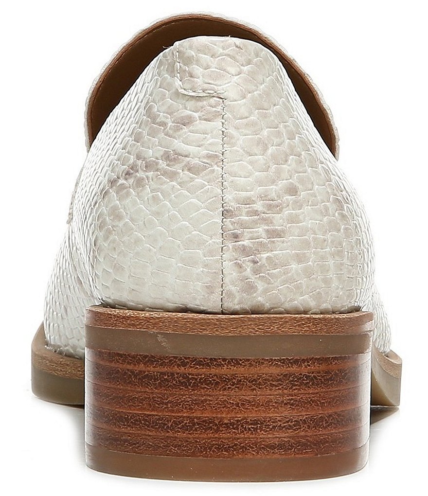 Franco Sarto Bocca Snake Print Loafers