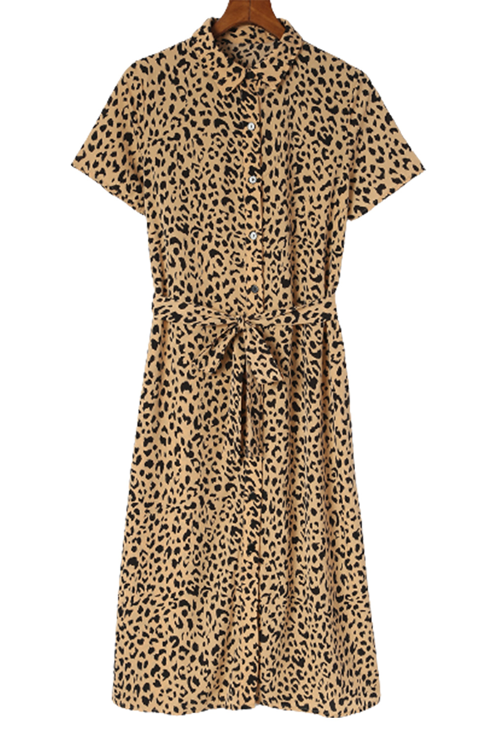 Multicolor Boho Floral Collared Long Sleeve Dress