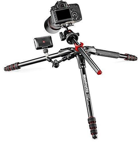 Manfrotto 190Go! 21.6" Aluminum Tripod Kit with Center Ball Head, 4 Sections