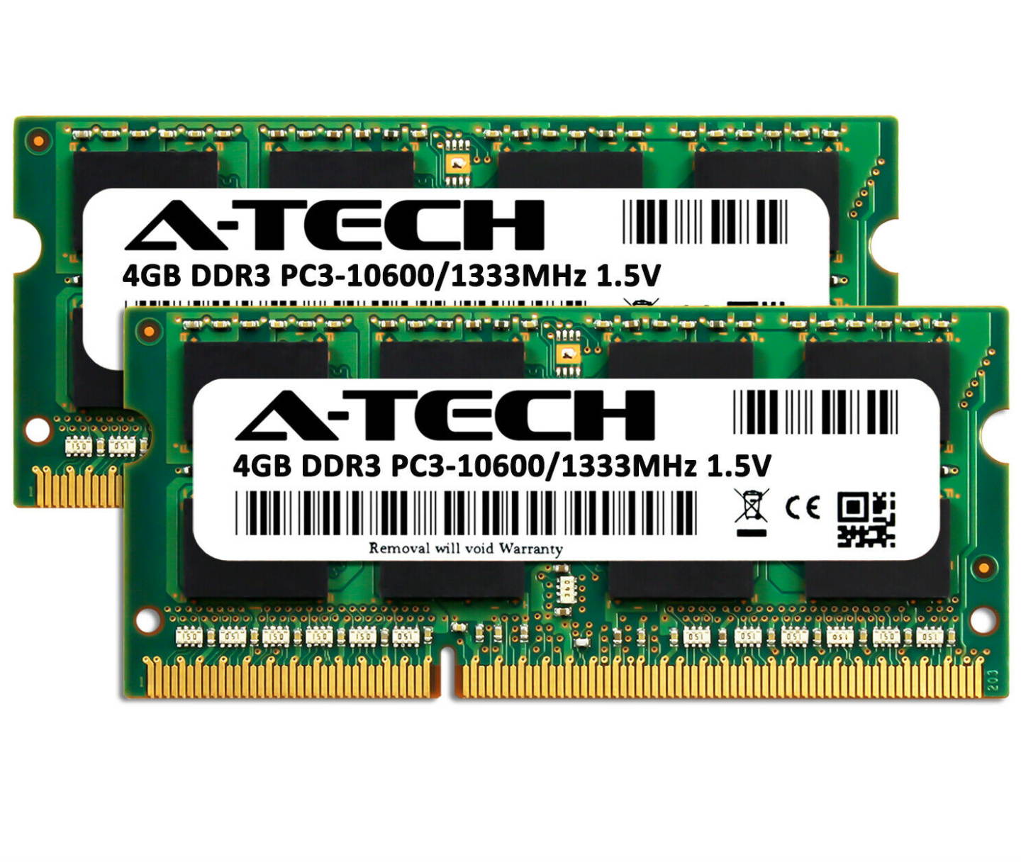 8GB 2 x 4GB PC3-10600 Laptop SODIMM DDR3 1333 MHz 204pin Memory RAM 8G 4G