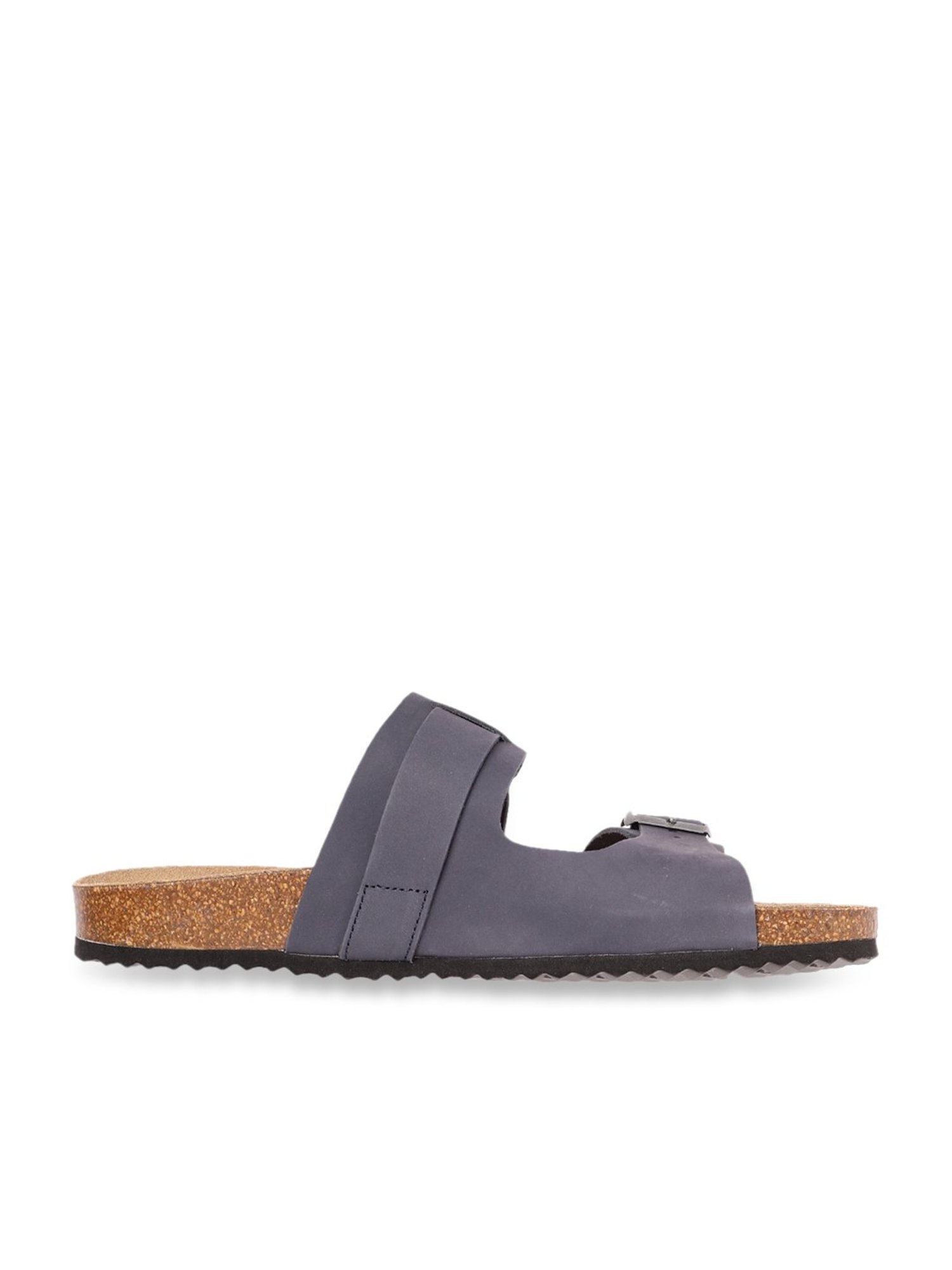 Geox Men's Ghita Navy Leather Casual Sandals