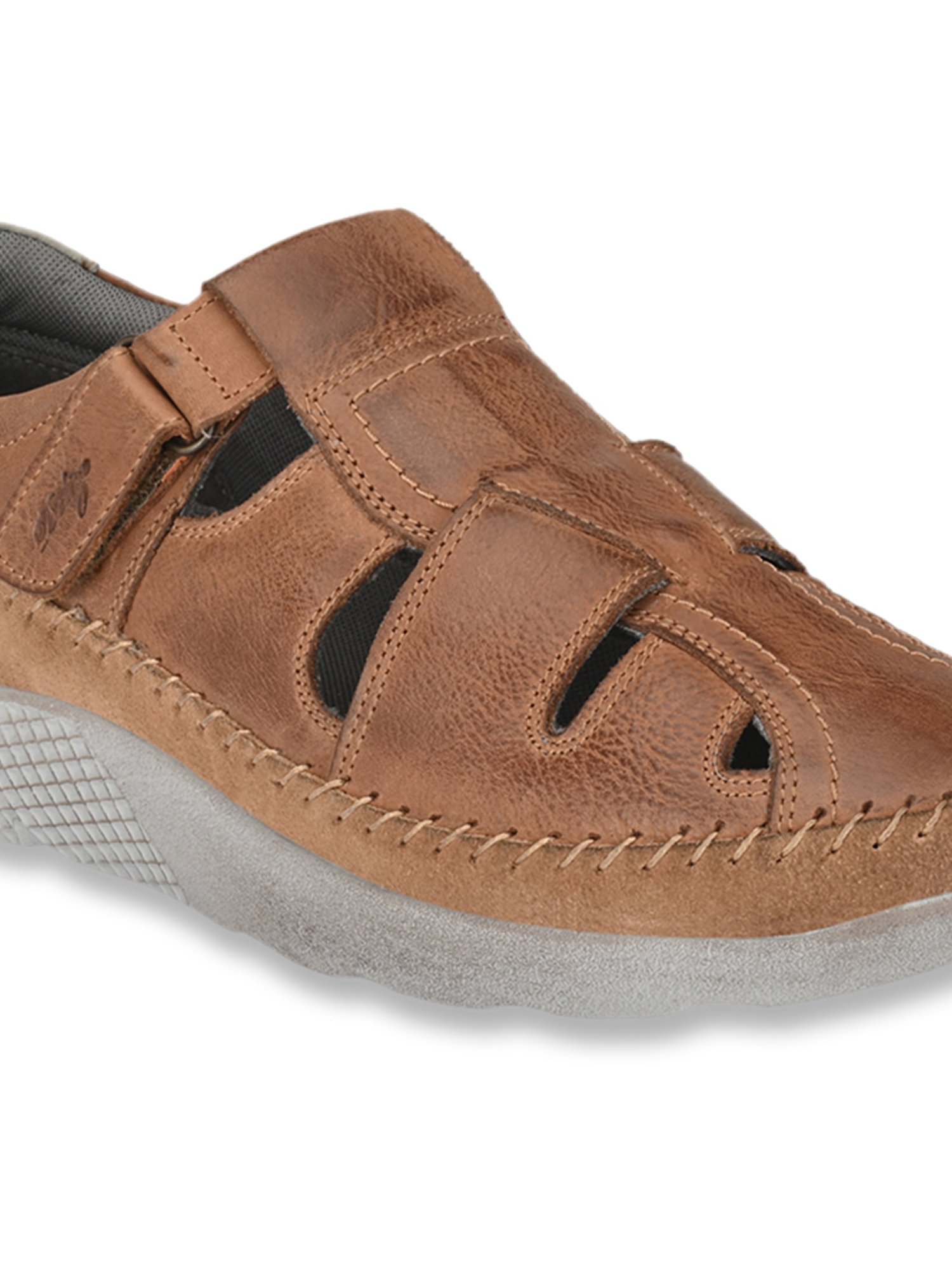 Delize Men's Tan Fisherman Sandals