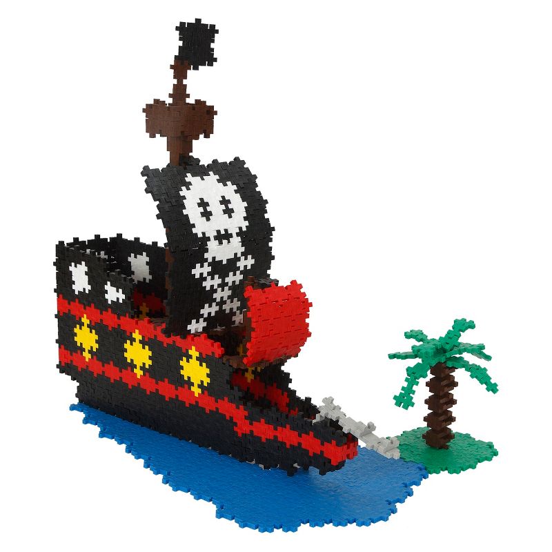 Plus-Plus Mini Piece Pirate Ship Building Block - 1060 Piece