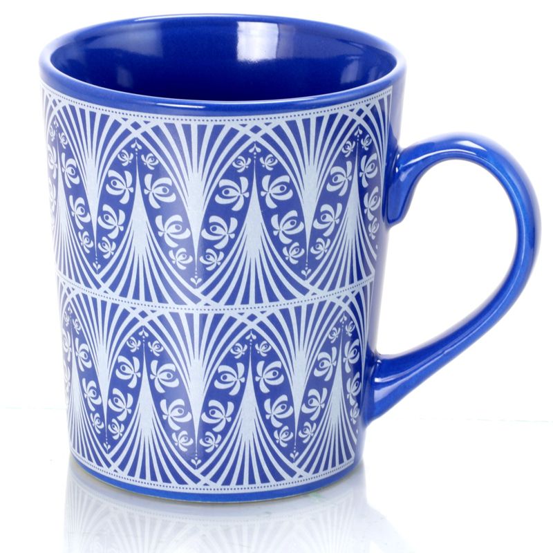 Gibson Home Floral Garden 6 Piece 23 Ounce Assorted Ceramic Cup Set