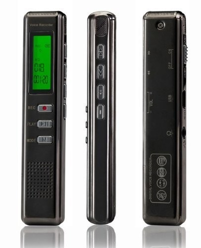 Toptekits Digital Voice Recorder ,Voice Activated Recording, Metal Design,One Button Recording One Button Playing( 4GB)