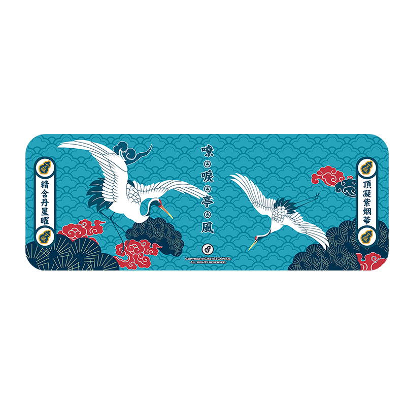 CORN 800X300mm Colorful Thick Mouse Pad, Chinese Style Fashion,Embossing Effect, Anti-skid Rubber Material