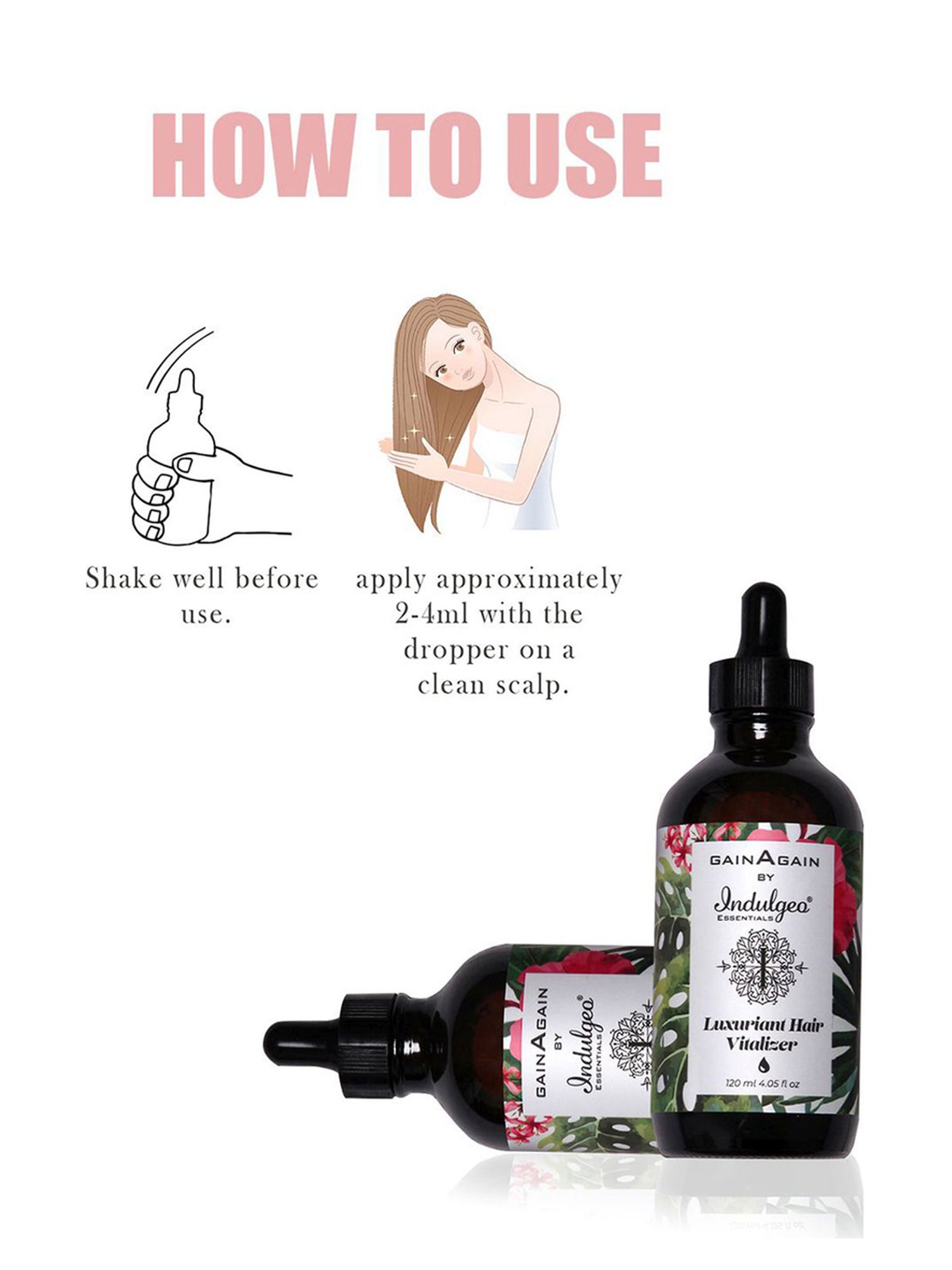 Indulgeo Essentials Luxuriant Hair Vitalizer - 120 ml