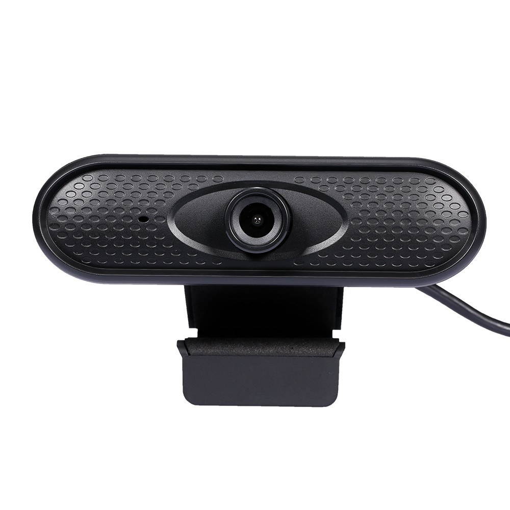 HD 1080P Web Camera Manual Focus USB Webcam Computer Camera Built-in Microphone Drive-free Camera for PC Laptop Black