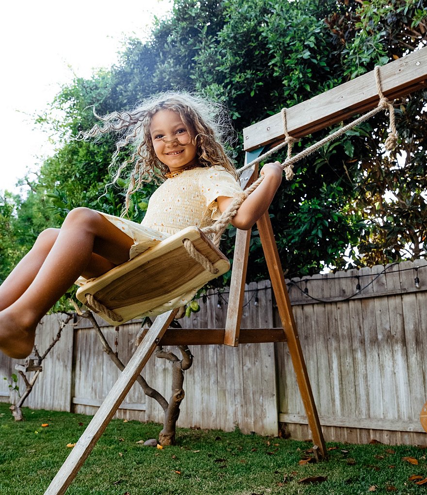 Peek Little/Big Girls 2T-12 Embroidered Chambray A-Line Dress