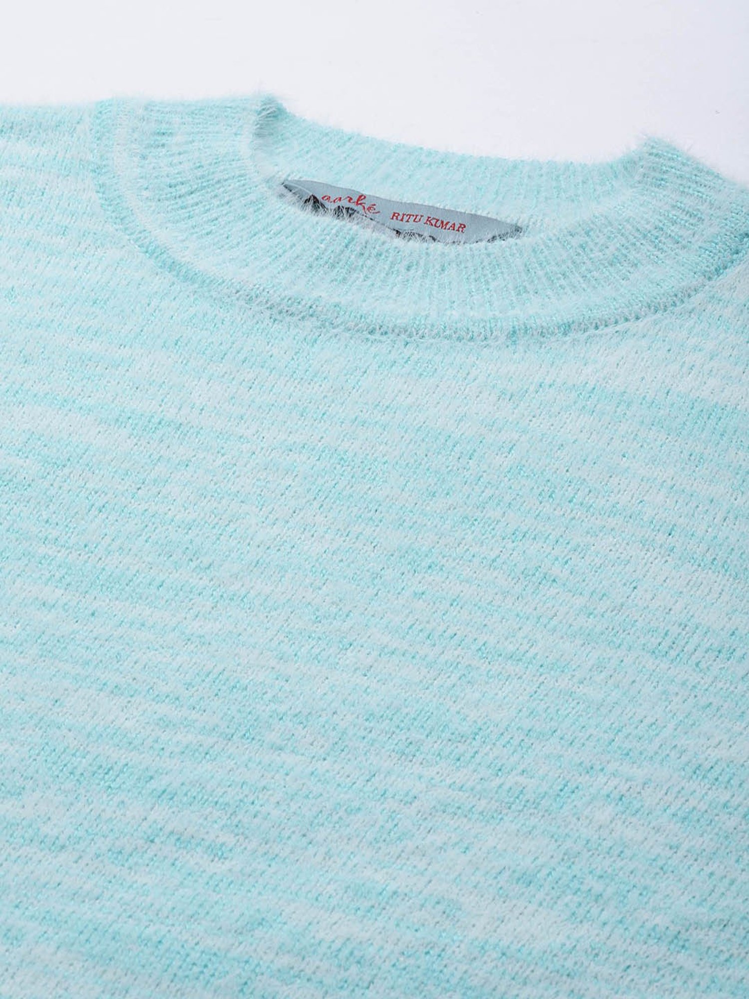 aarke Ritu Kumar Turquoise Sweater