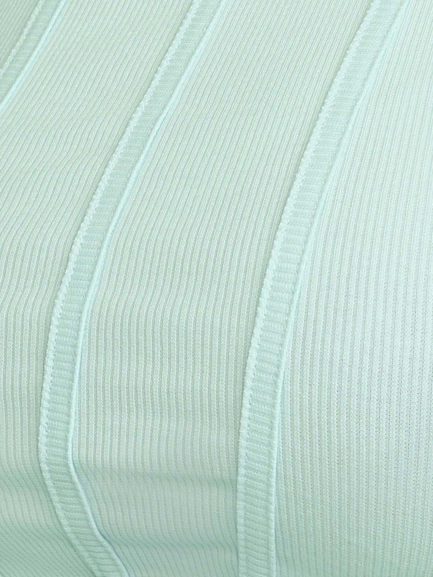 Clovia Blue Cotton Crop Top