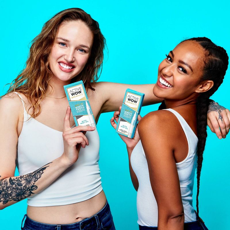 Active Wow White Teeth Whitening Pen with Mint - 0.09 fl oz