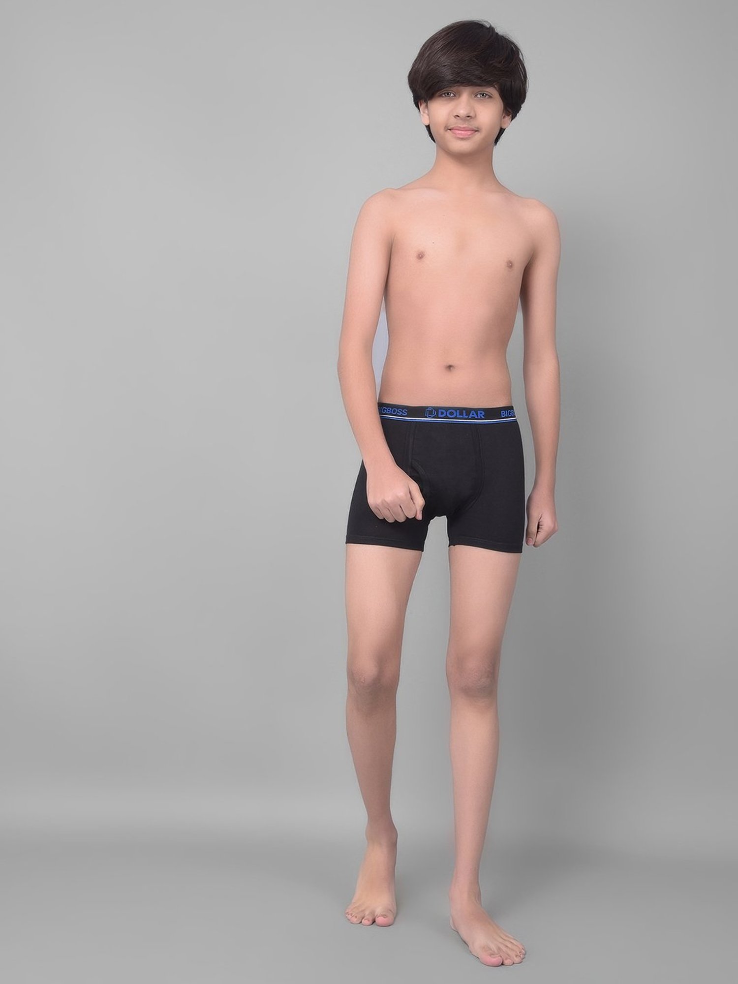 HOP Kids by Westside Yellow Printed Cotton Briefs - Pack of 5